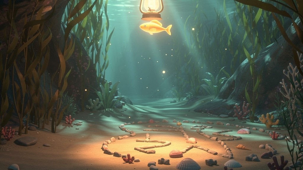 The Whispering Sea — a scene from David and the Whispering Sea
