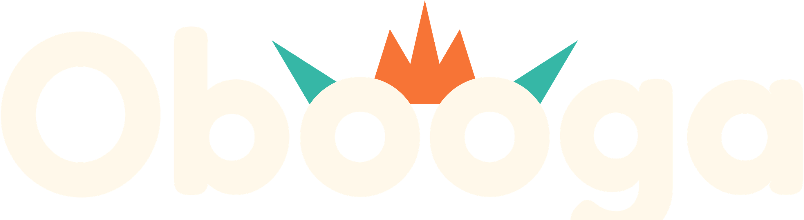 Obooga logo (for dark backgrounds)